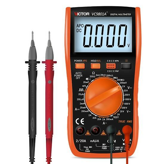 Đồng hồ vạn năng VICTOR VC 9801A+ thông dụng