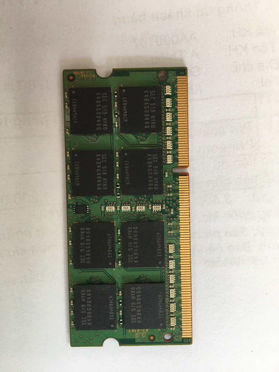 Ram Laptop SamSung 4Gb/12800/Pc3l (bus 1600)