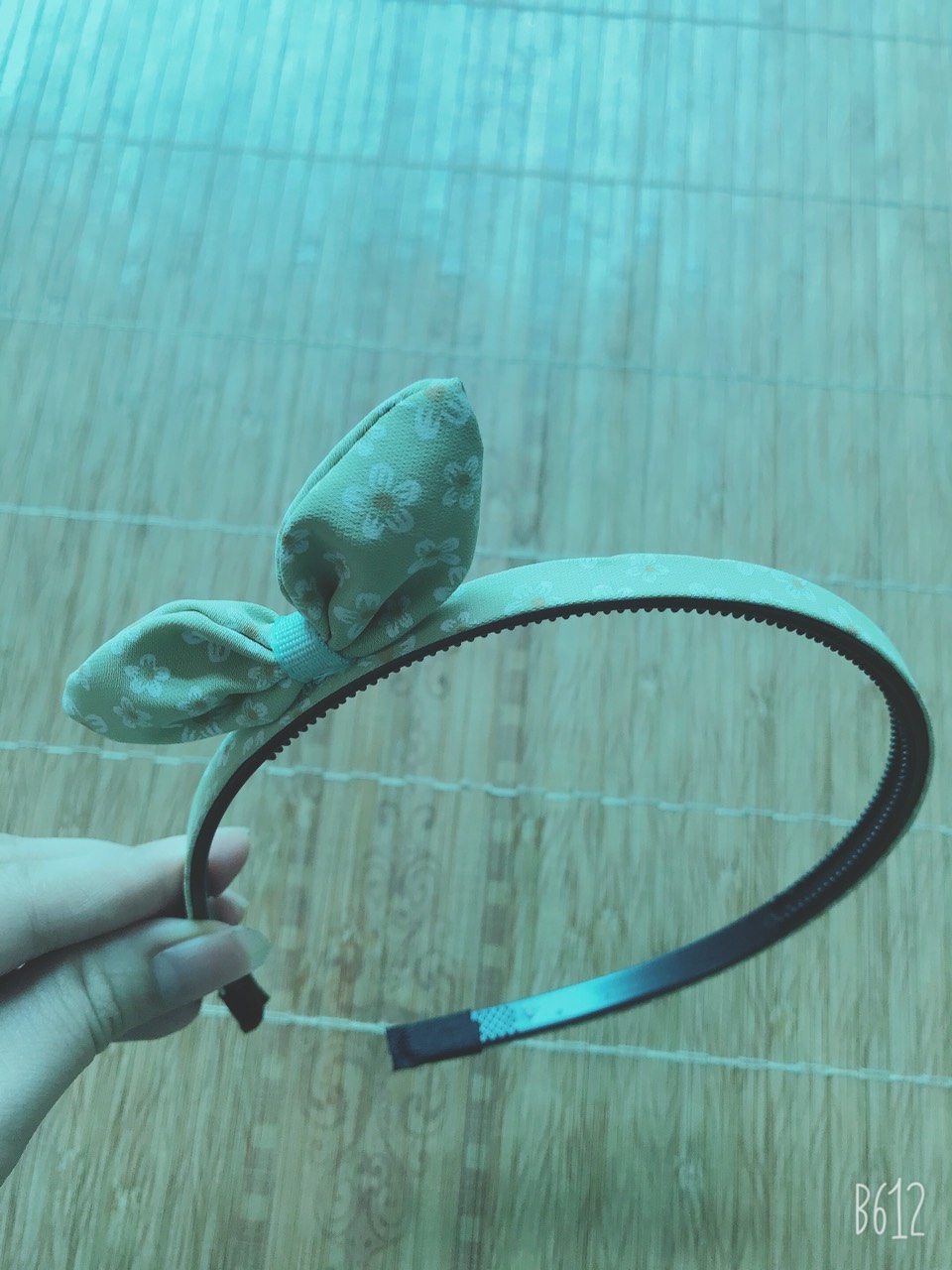 Bờm, cài tóc đính nơ hoa - phukienteen