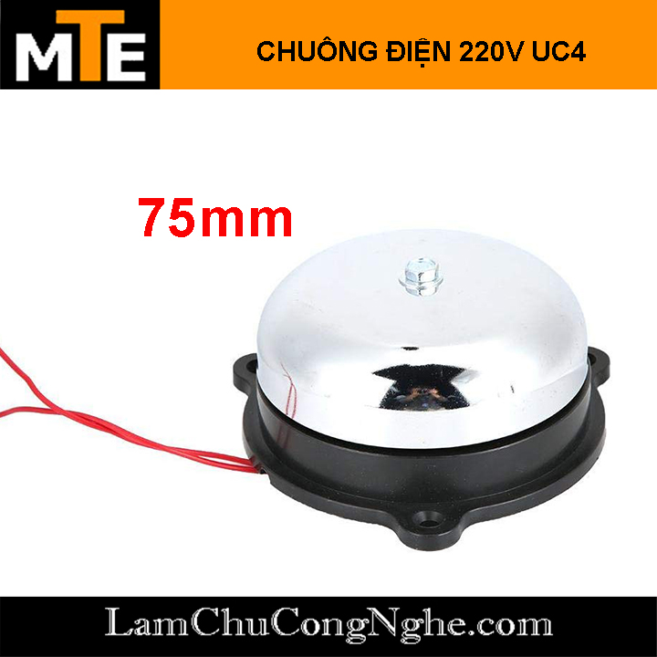Chuông điện ringer 220V UC4-3 75mm
