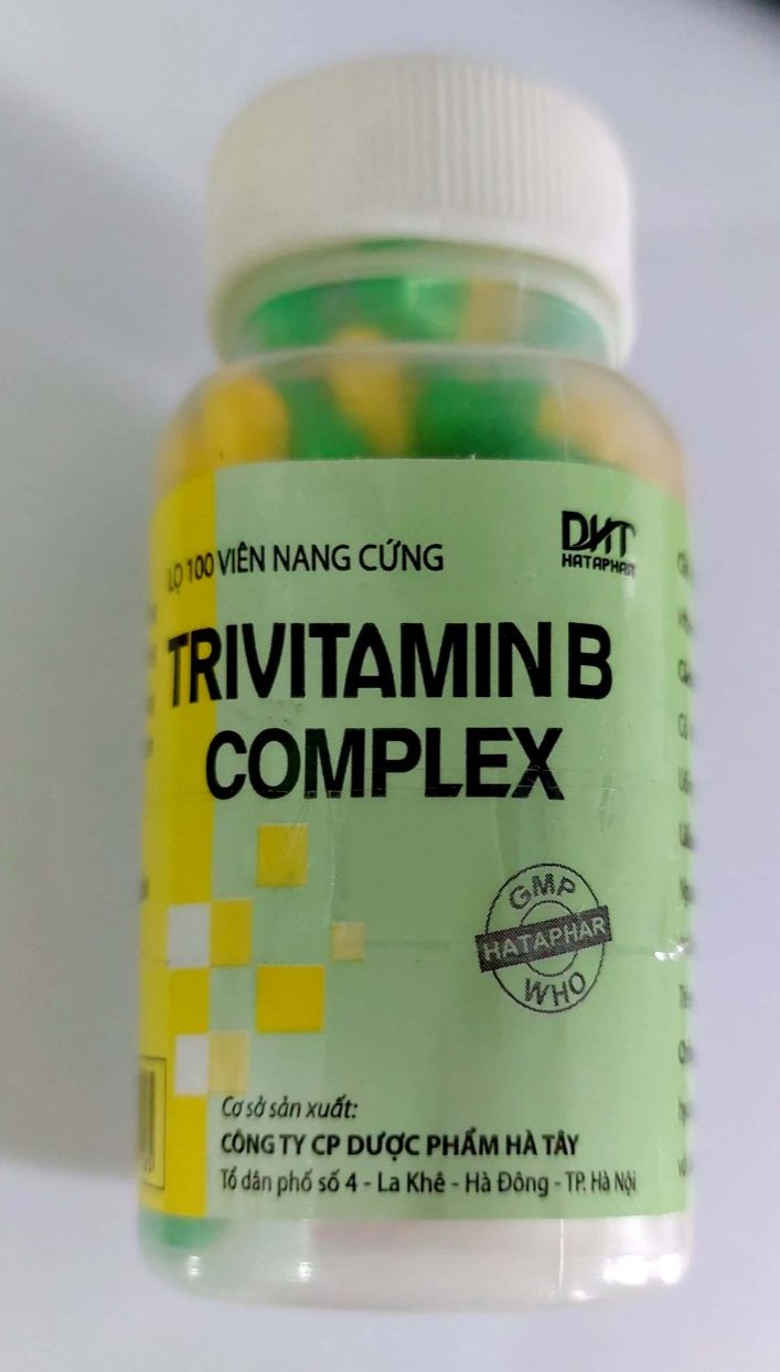 Viên uống Trivitamin B Complex Chai 100 viên - Hadiphar