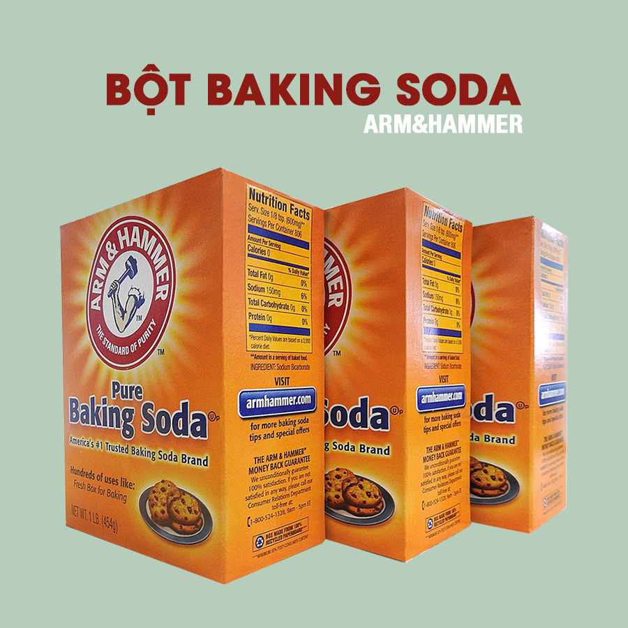 Bột Nở Baking Soda Đa Công Dụng 454g
