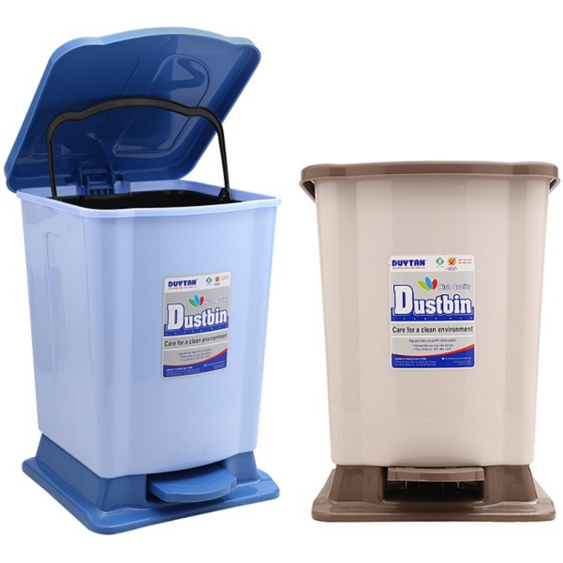 Thùng rác nhựa đạp chân Duy Tân cỡ lớn