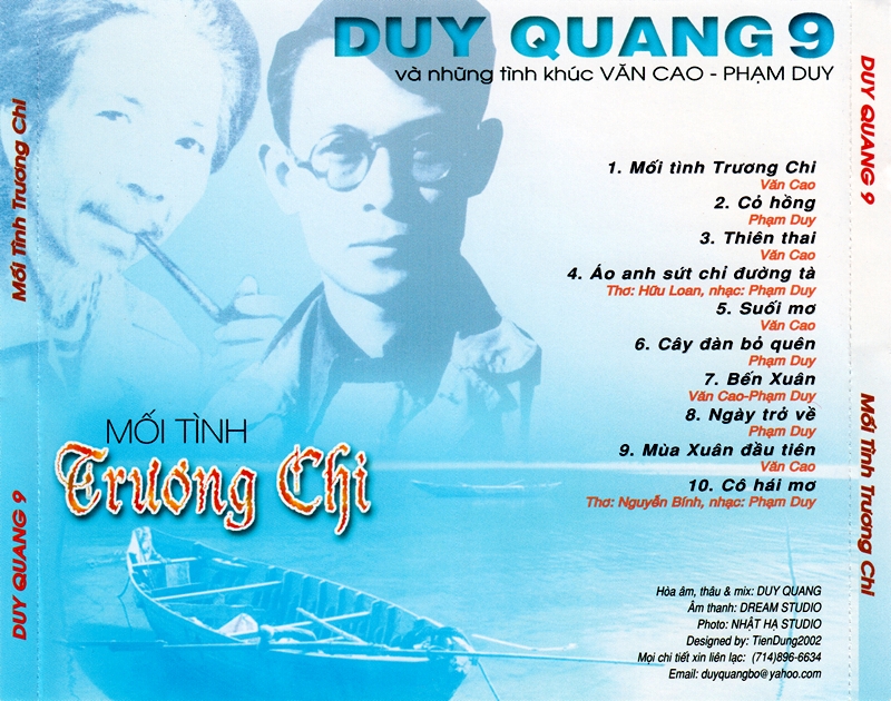 bộ 6 đĩa cd tình ca Phạm Duy 1