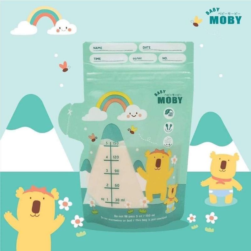 Moby - Túi Trữ Sữa Thái Lan - dung tích 150ML & 240ML