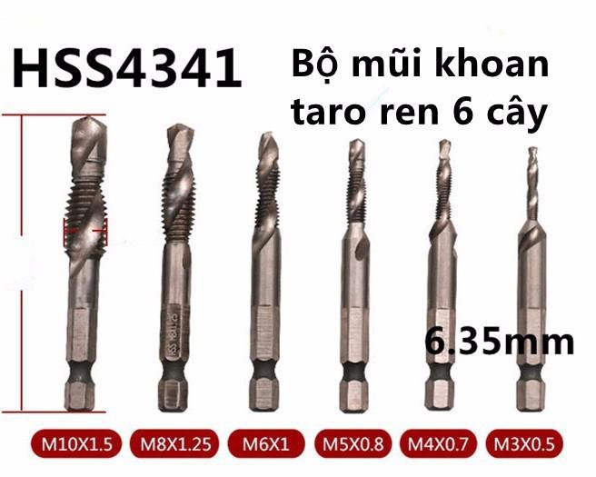 Bộ Mũi Khoan Taro ren HSS M3-M10