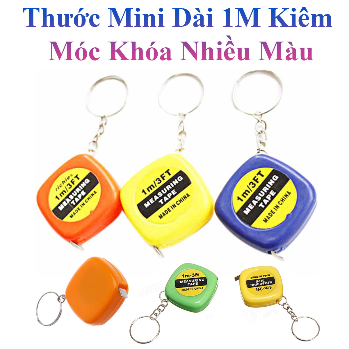 Thước Dài 1M Có Móc Khóa Cao Cấp