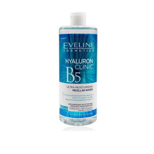 Nước Tẩy Trang Eveline Hyaluron Clinic B5 500ml