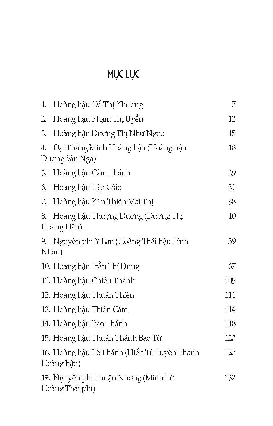 54 Vị Hoàng Hậu Việt Nam