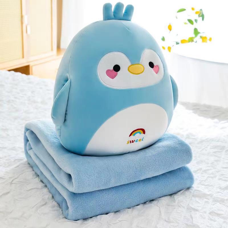 Bộ Chăn Gối Siêu Tiện Ích Thú 6 Màu