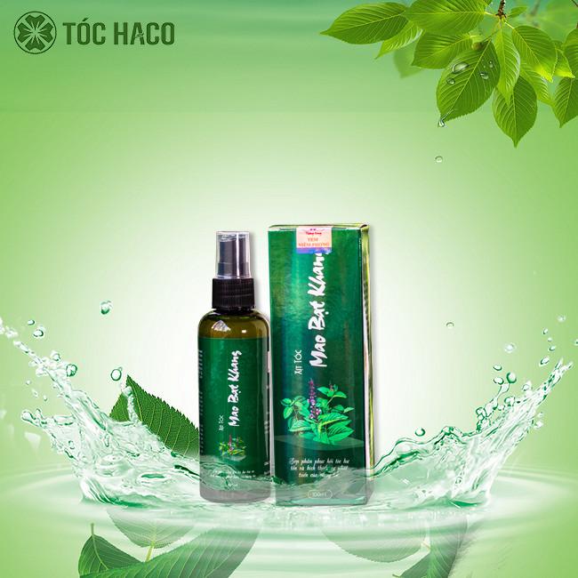 Tinh dầu Haco: Xịt tóc Mao Bạt Khang