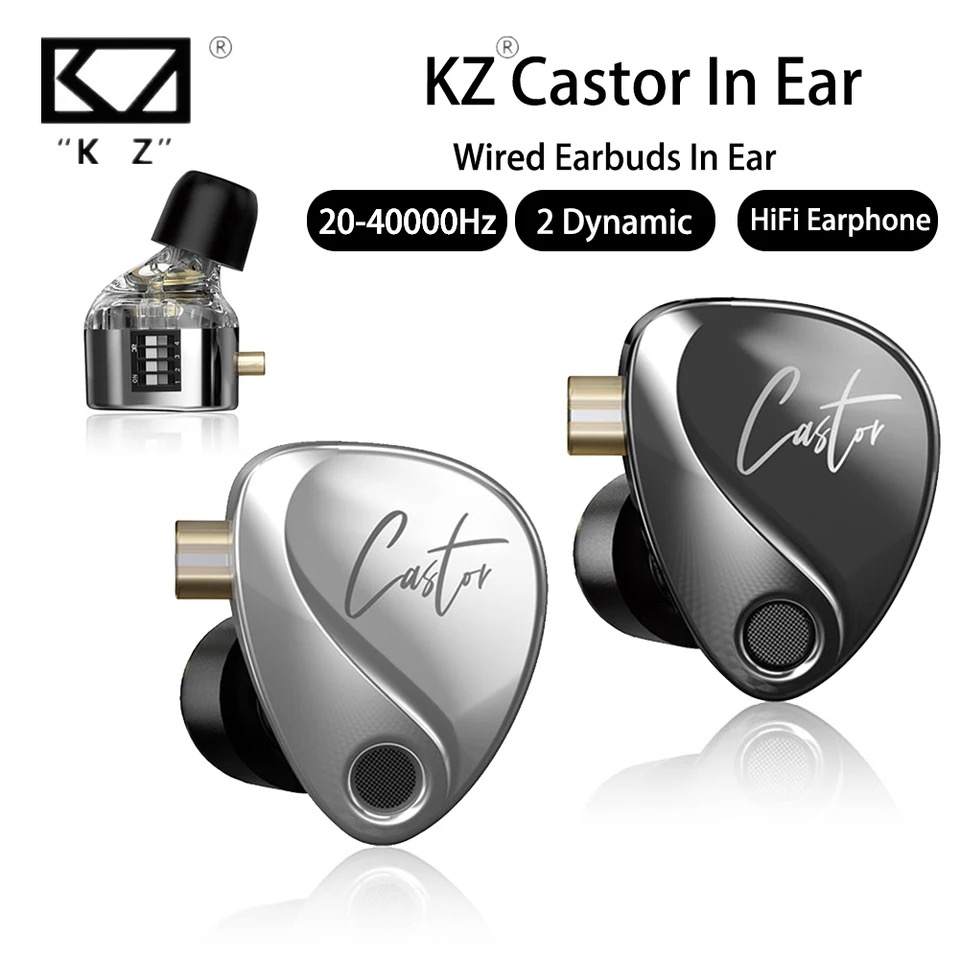 [NC] Tai Nghe KZ CASTOR | NGHE TẠP | Có Mic