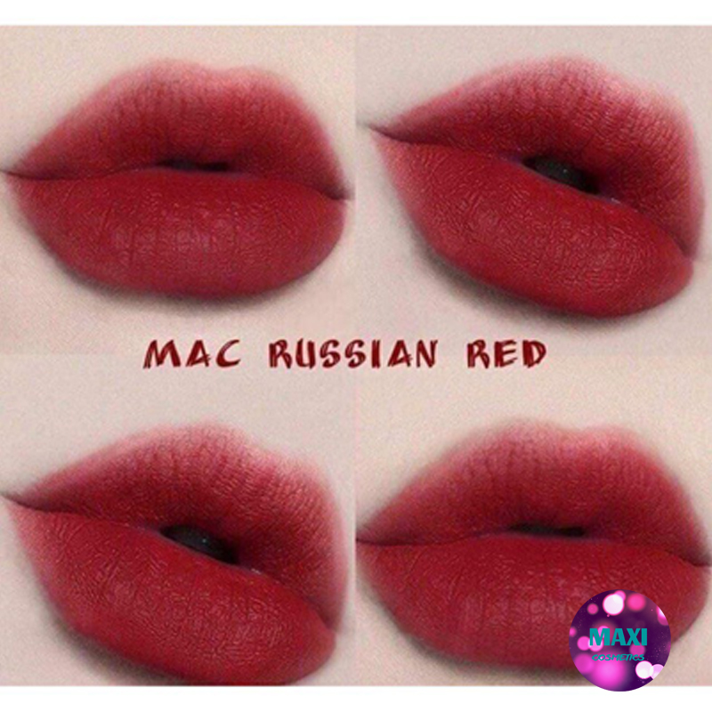 Son MAC Matte Màu 612 Russian Red - Màu Đỏ Cổ Điển