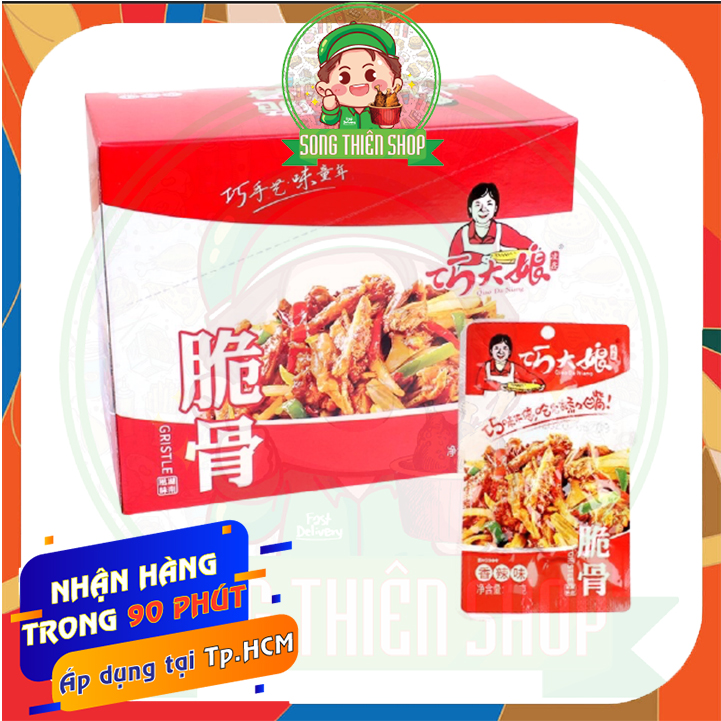 Sụn gà cay tứ xuyên bà dì - ăn vặt song thiên