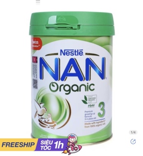 Sữa Nan Organic 3 900g 2-6 tuổi thumbnail