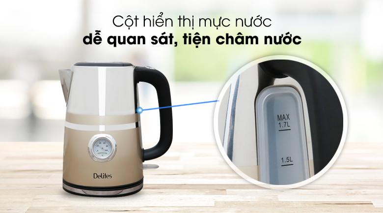 Bình đun siêu tốc Delites 1.7 lít ST17S04