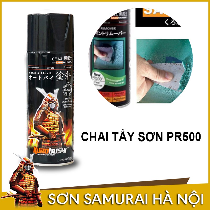 Sơn Samurai - Chai tẩy sơn PR500 sơn xịt samurai