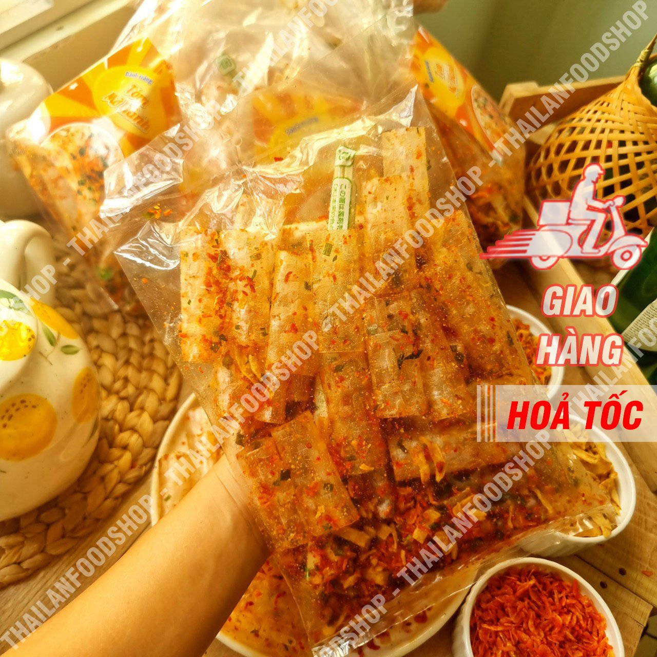Bánh Tráng Tôm Mỡ Hành