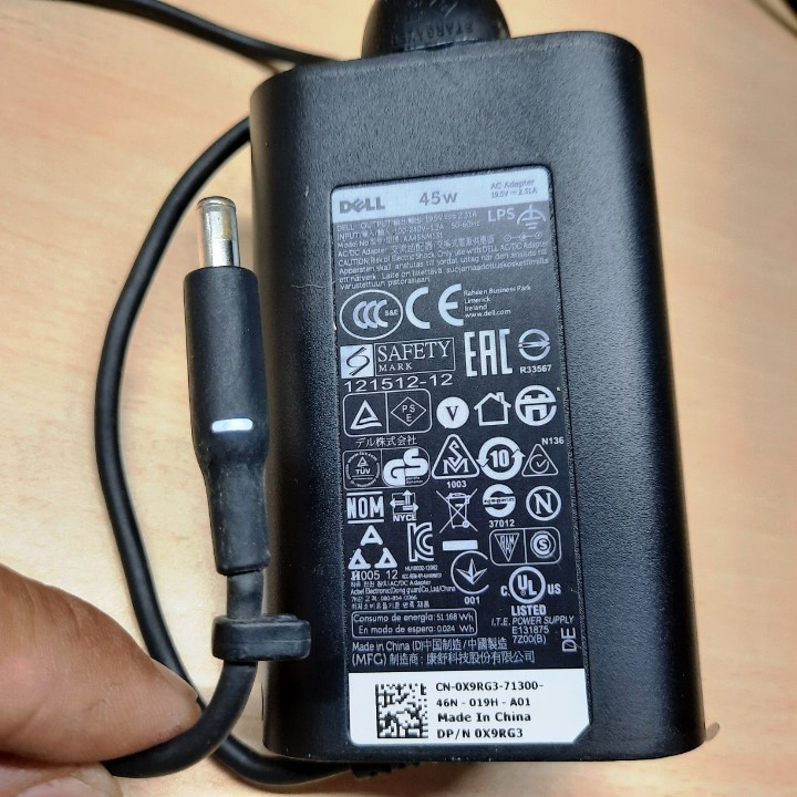 [HCM]SẠC LAPTOP DELL 45W ĐẦU KIM NHỎ