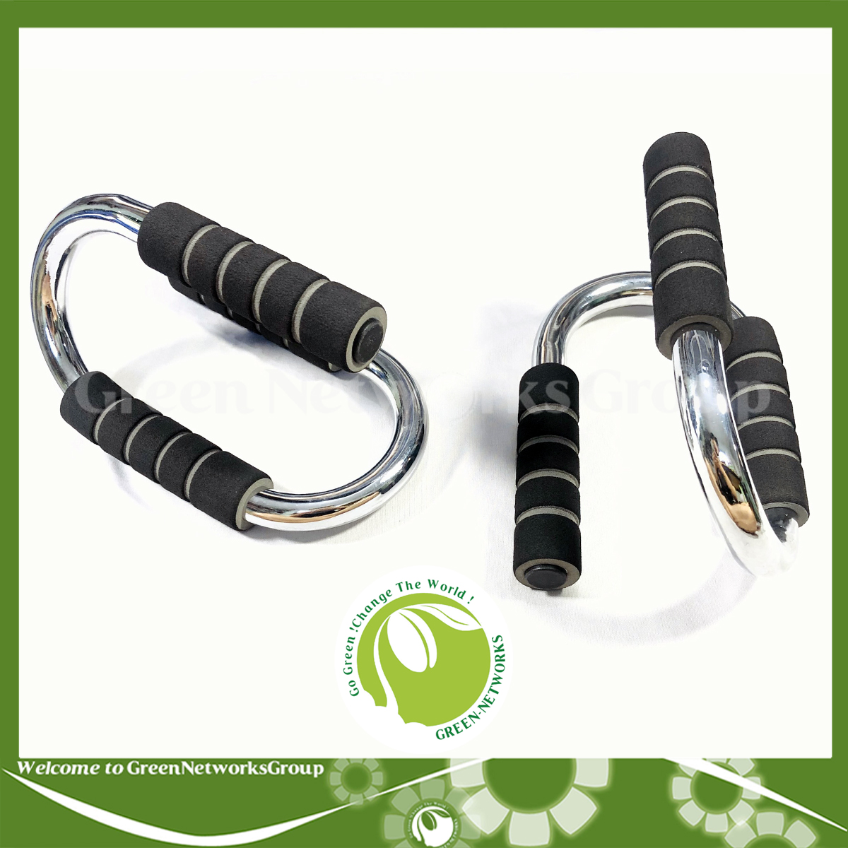 Dụng cụ tập cơ tay hít đất hình chữ S Greennetworks