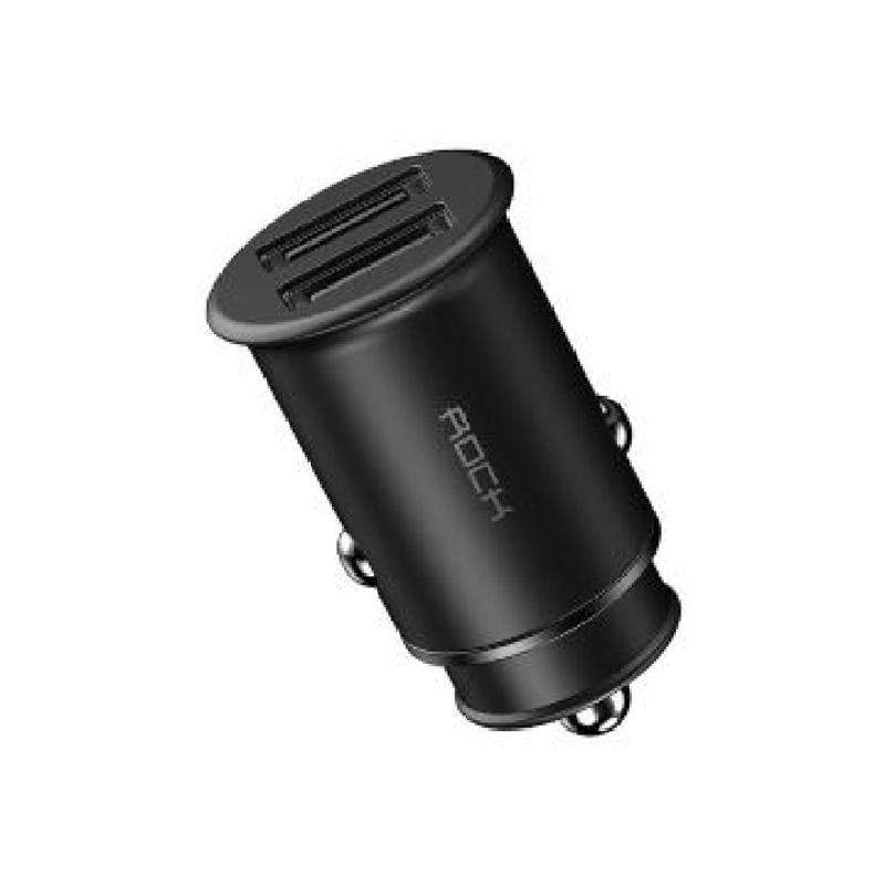 Giá Củ chia bộ sạc trên xe ô tô thành 2 cổng USB sạc nhanh 5V 4.8A_ Phân phới bởi Rock Việt Nam