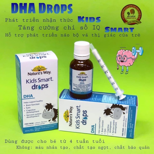 Dha Drops Kids Smart Hàng Úc