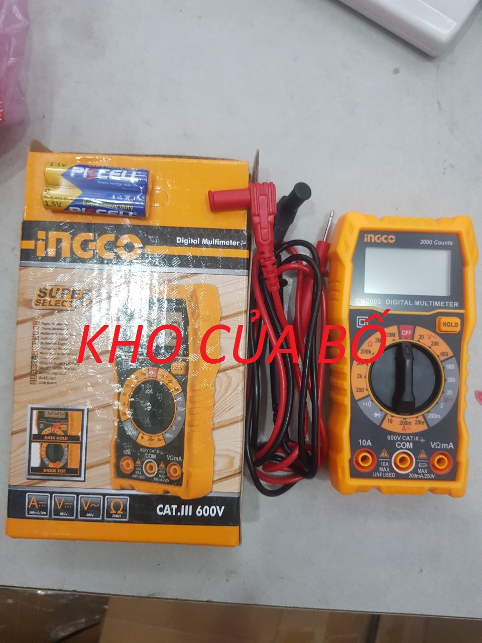 Đồng hồ đo điện vạn năng ingco DM2002