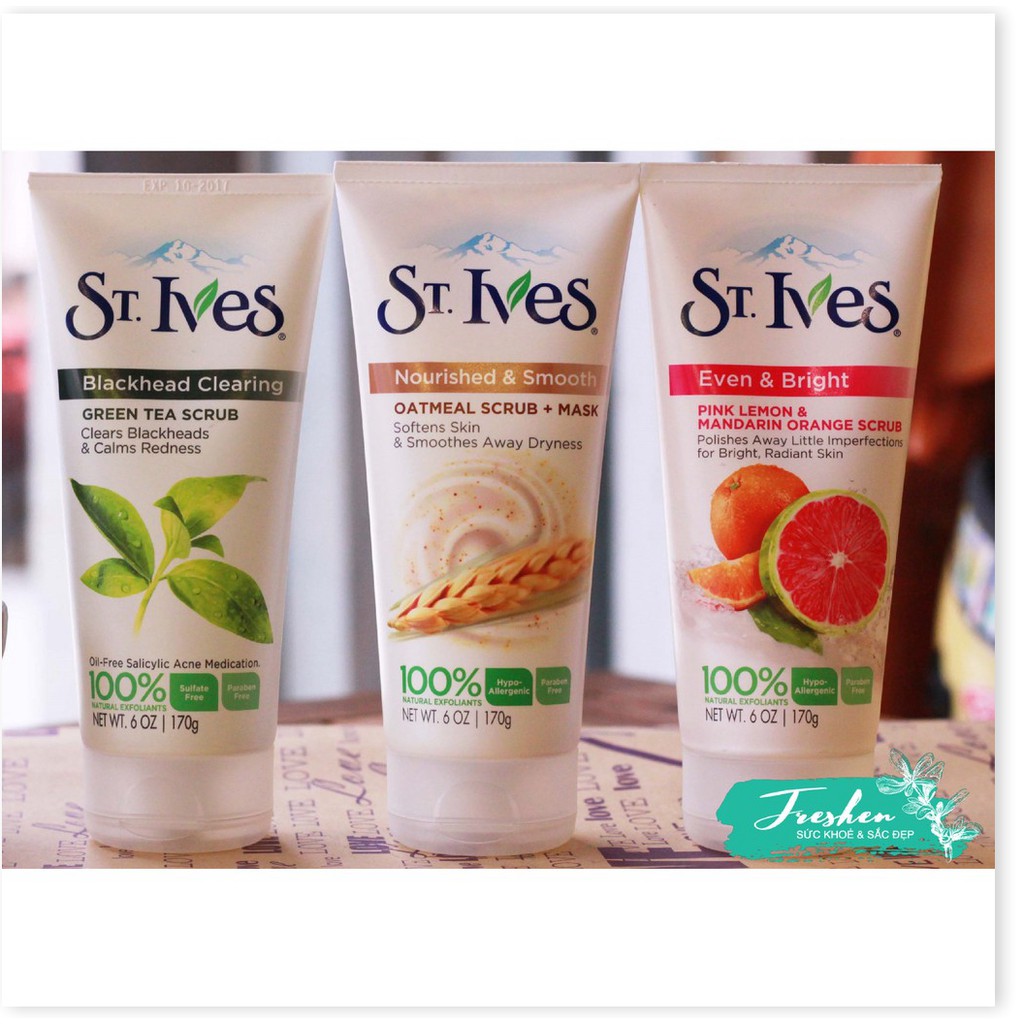 [HCM]Sữa Rửa Mặt .T.ẩ.y. Tế Bào Chết St.Ives 170g