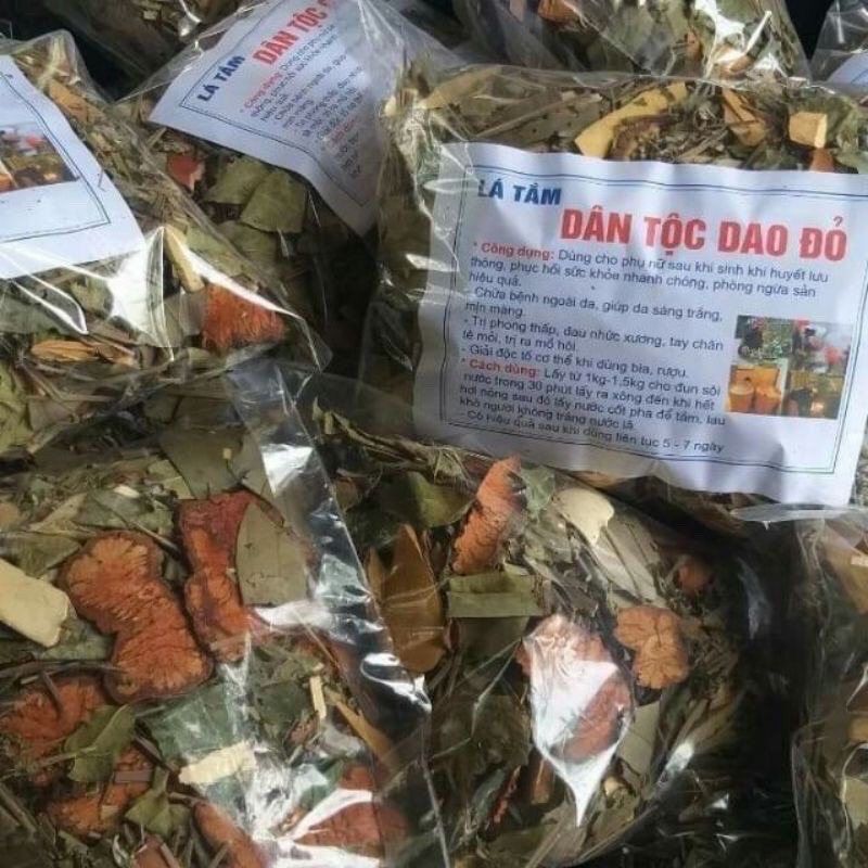 1Kg Lá Tắm Người dao Đỏ tốt cho phụ nữ sau sinh