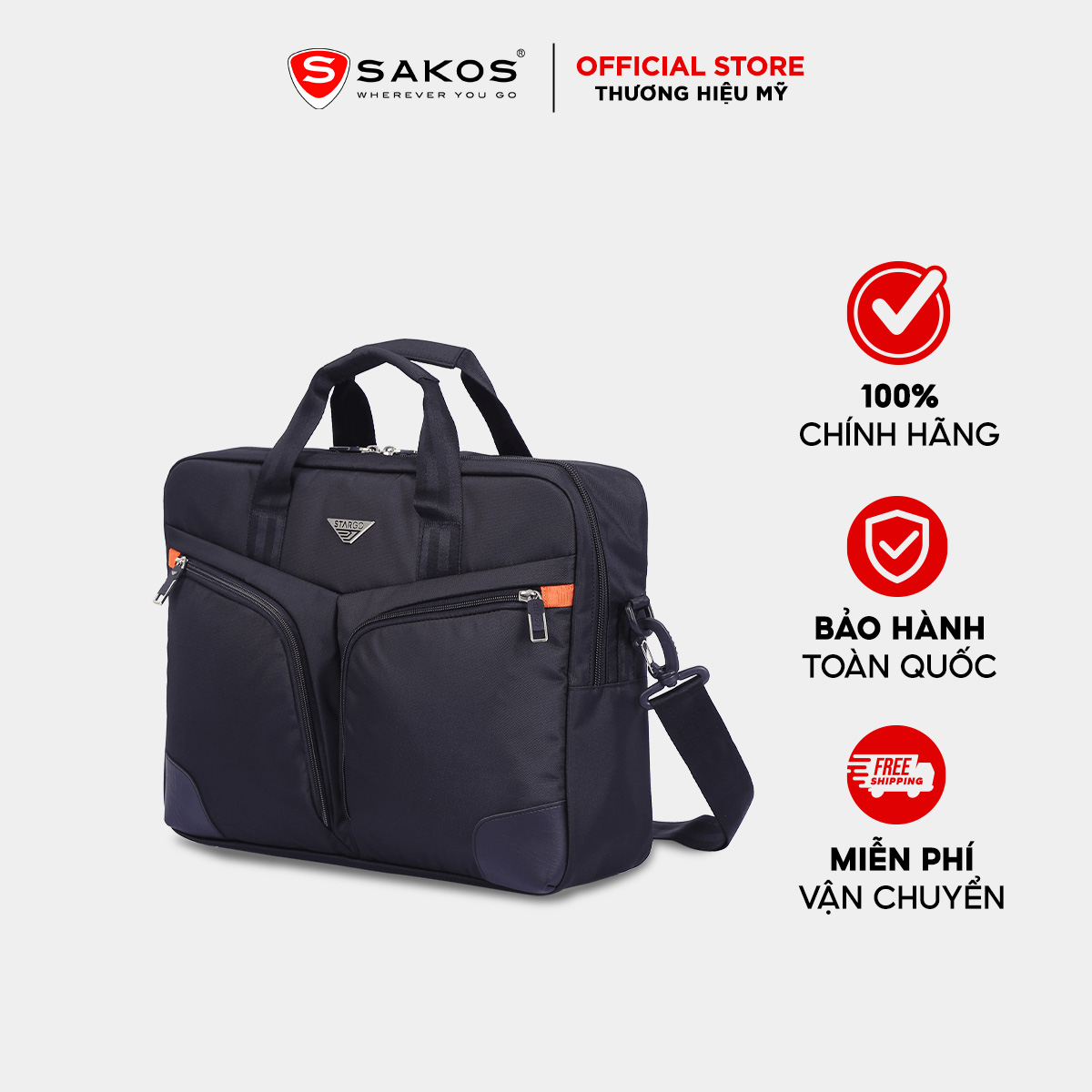 Cặp Laptop STARGO DRAKEN 3 Phong Cách Đơn Giản, Chuyên Nghiệp