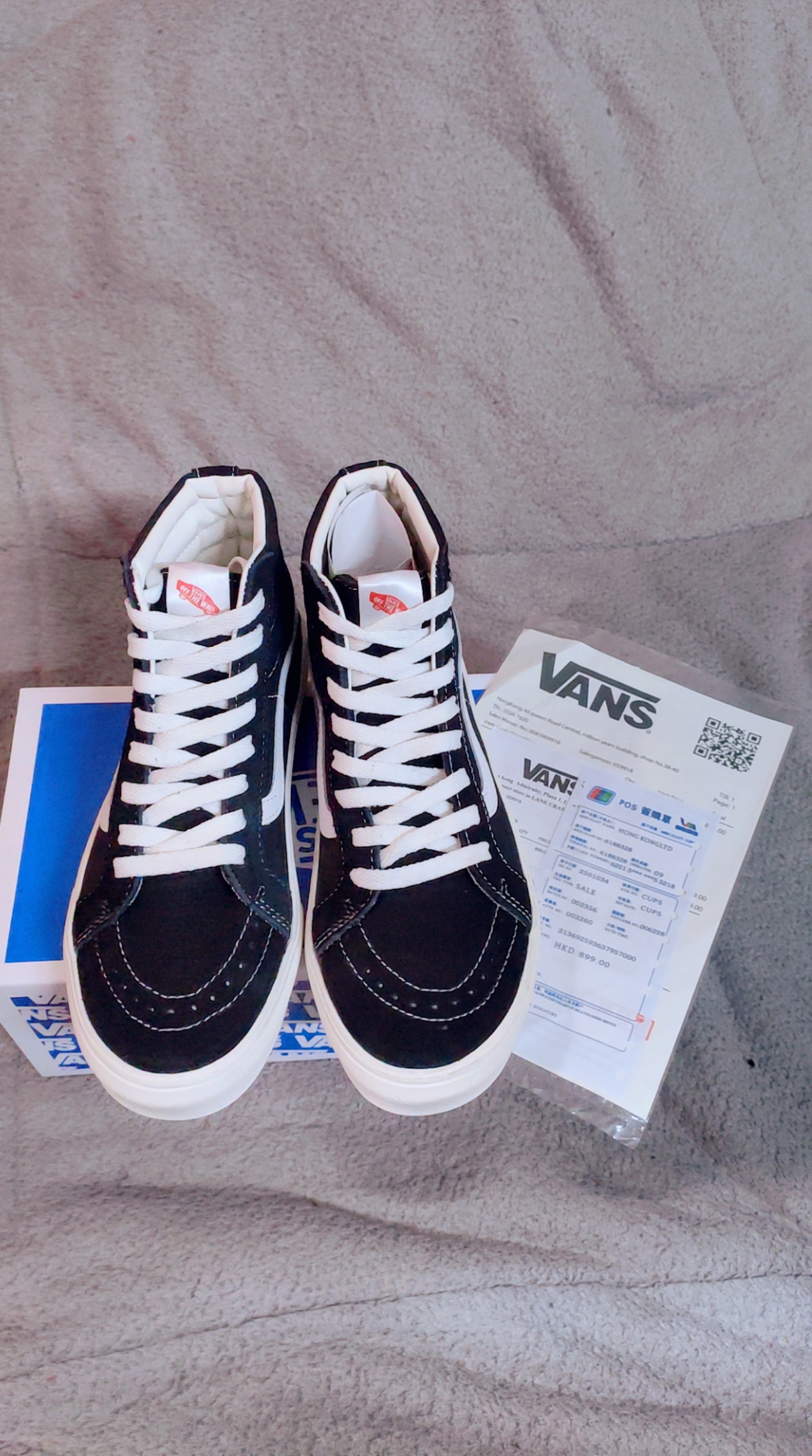 Giày Vans SK8 đen , giày Vans cao cổ [ Full box + Bill ] [ĐEP CHUẨN ]