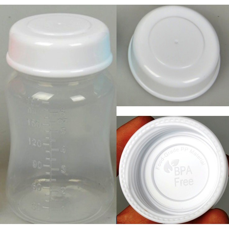 Set 2 nắp Trắng cổ rộng xoay dùng trữ sữa Avent - phụ kiện cho bình sữa cổ rộng 5cm - Spectra , Avent , Wesser PKK HOT