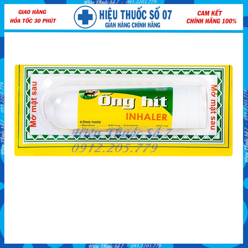 Ống hít mũi inhaler hỗ trợ giúp mũi dễ thở