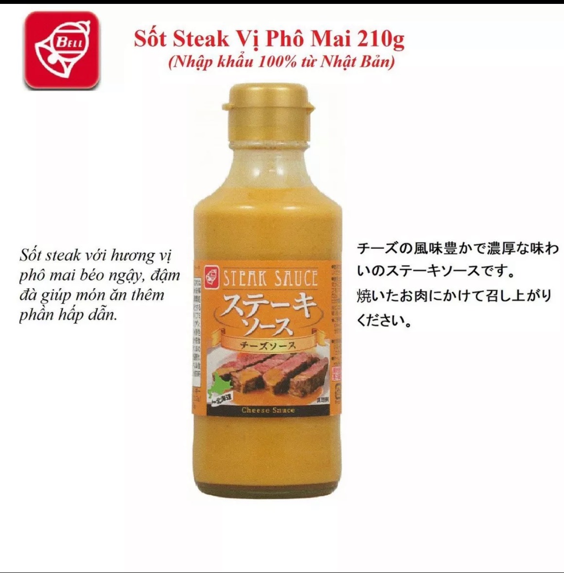 SỐT STEAK VỊ TIÊU ĐEN - PHÔ MAI - NẤM TRUFLE