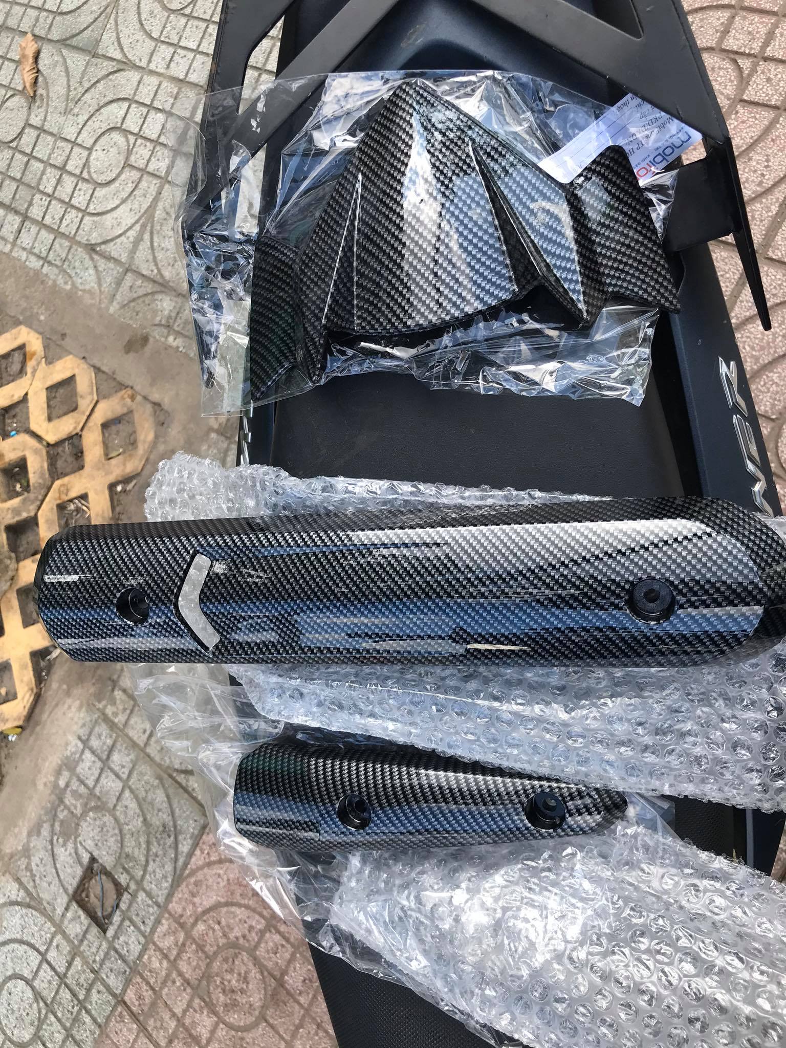 Ốp đầu winner v1 carbon