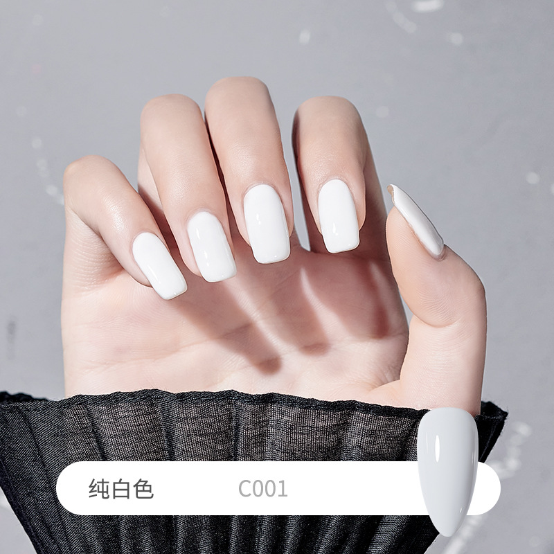 Sơn Móng Tay - Combo 3 chai Sơn gel rykaergel trắng - đen - nước gạo trang trí móng làm nail shop HNail