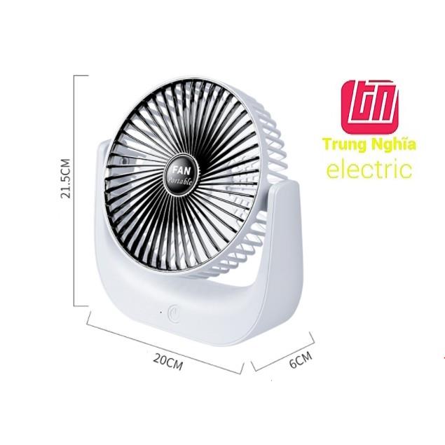 QUẠT SẠC USB CAO CẤP KY-903 CAO 22CM