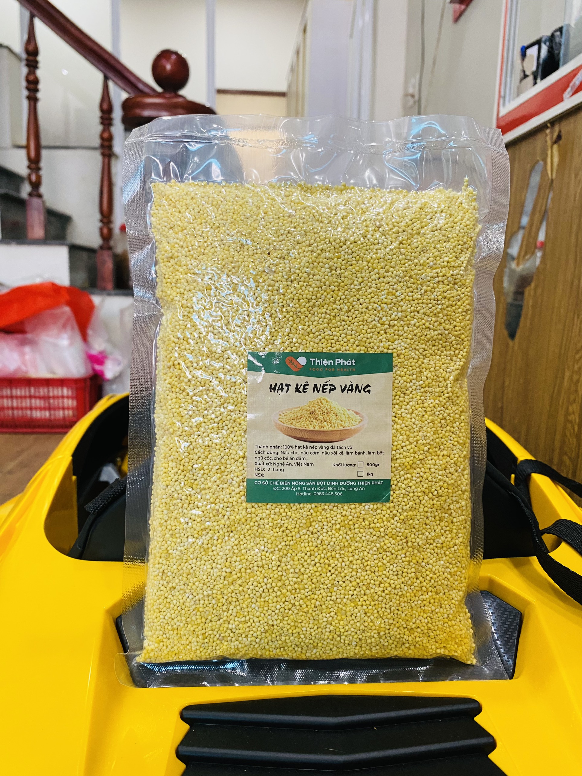 [HCM]Hạt Kê Nếp Vàng ĐÃ BÓC VỎ | 1Kg