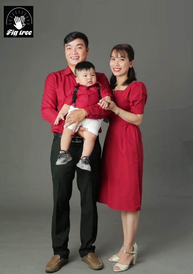 Combo gia đình sắc đỏ noel rực rỡ siêu cưng luôn!