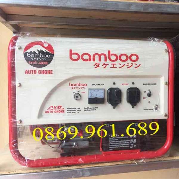 Máy phát điện Bamboo 4800E (3kw; xăng; đề)