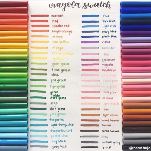 Bút lông vẽ nét thanh nét đậm của Mỹ - Crayola Super tips (lẻ)
