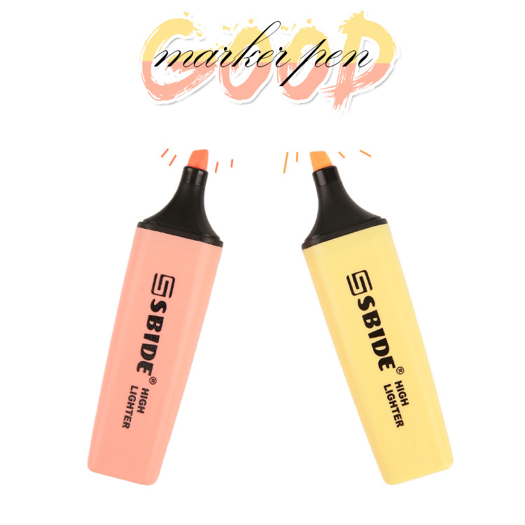Combo 2, Lẻ 1 Bút Dạ Quang Màu Pastel, Bút Đánh Dấu Highlight - BEYOU