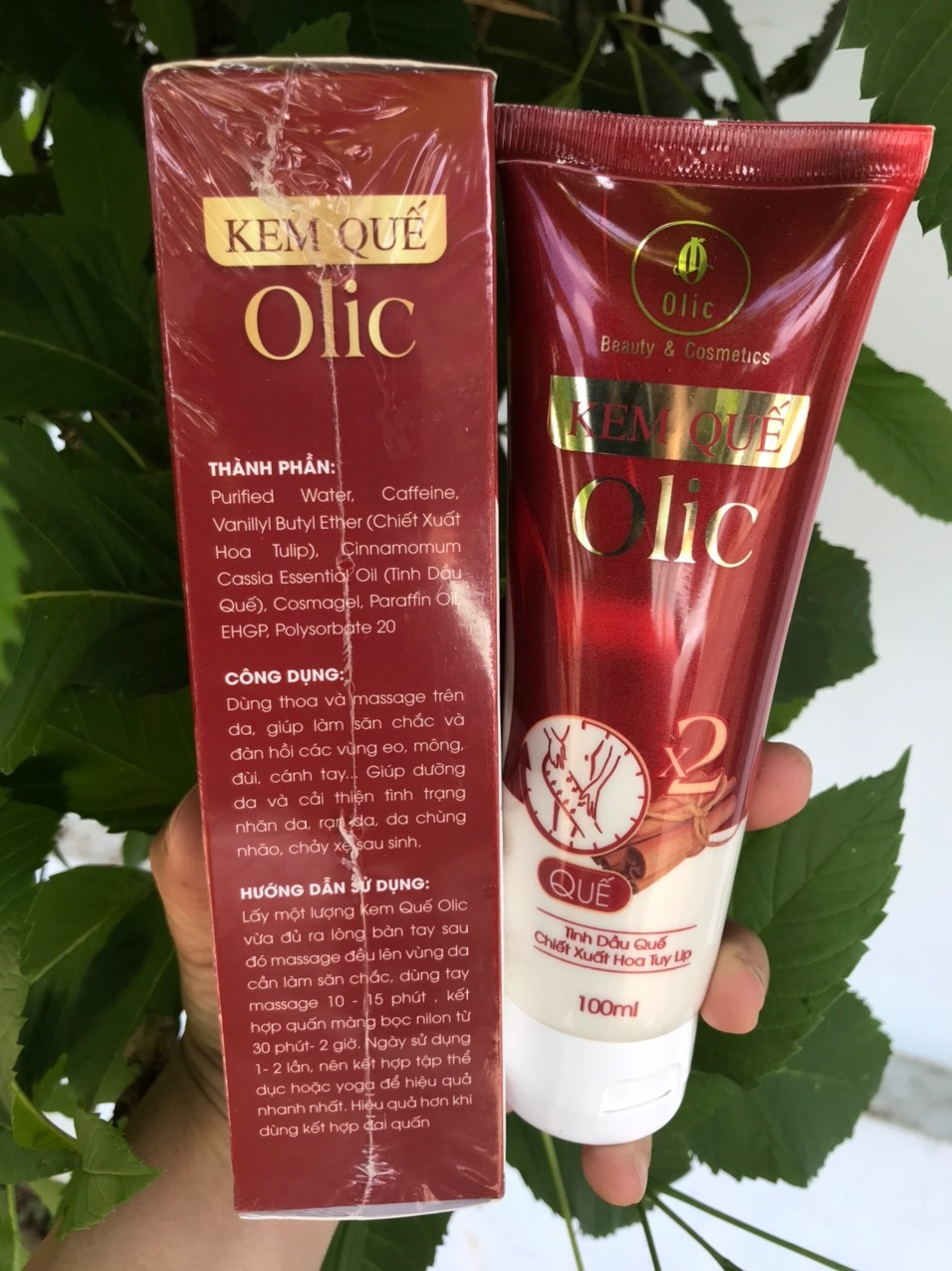 Kem Tan Mỡ Quế Olic