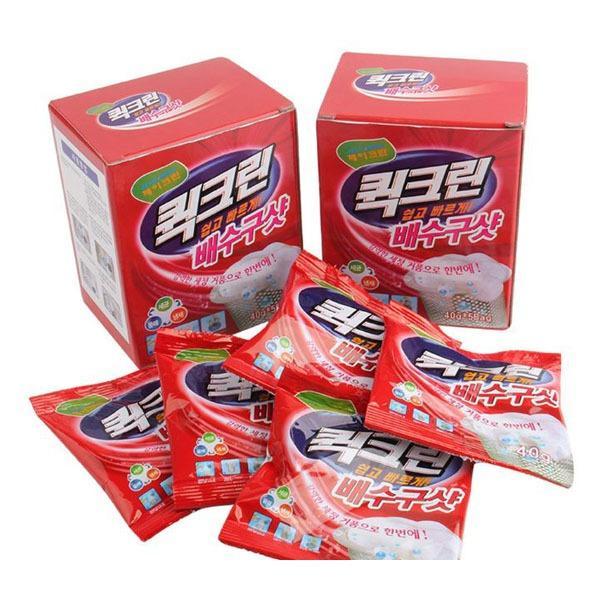Combo 10 Gói Bột thông cống tắc bồn cầu Hàn Quốc