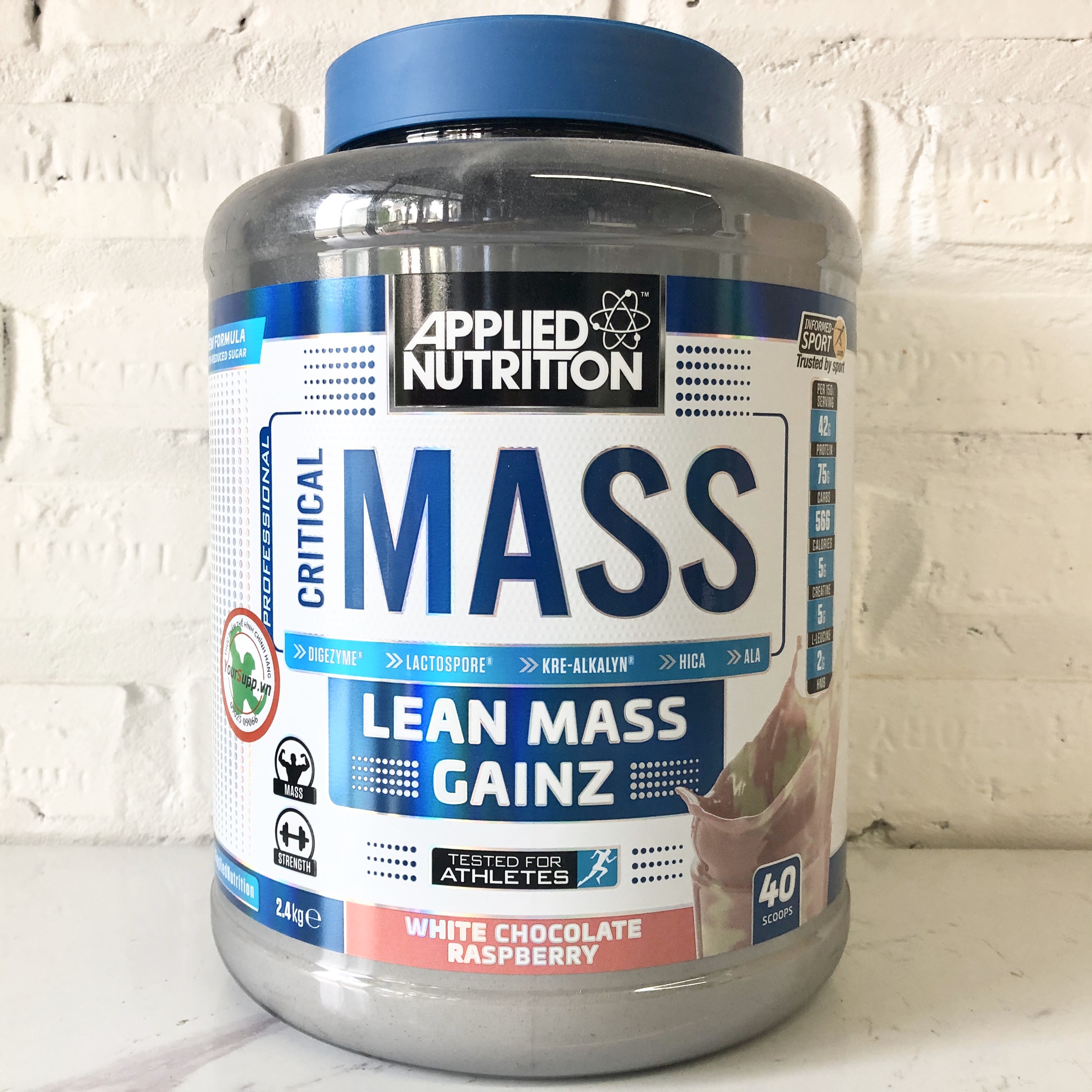 Sữa tăng cân Critical Mass 2,4kg [TẶNG BÌNH LẮC]