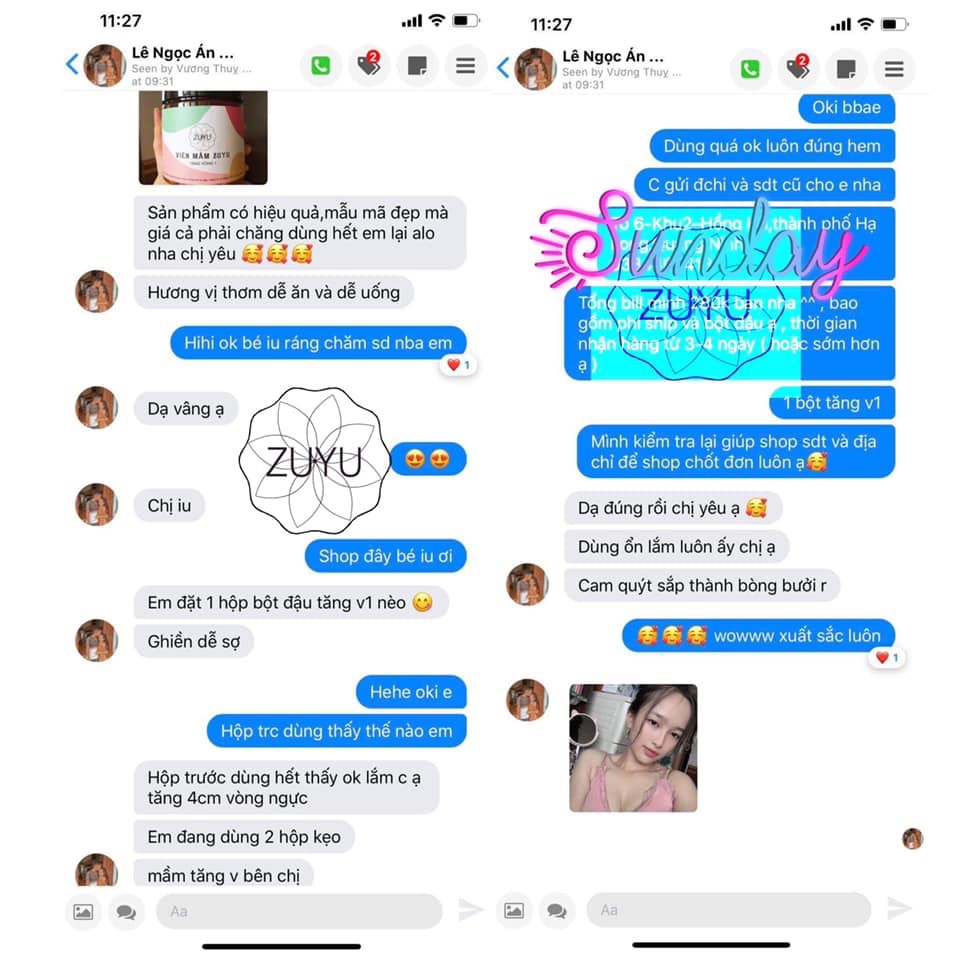 Viên Mầm ZUYU TĂNG VÒNG 1 (Mua 1 tặng 1 + Tặng tinh dầu massage V1  + TẶNG THƯỚC DÂY)