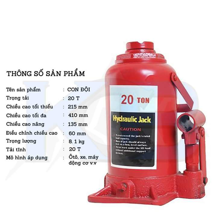 Kích ( Đội thủy lực 20 tấn )