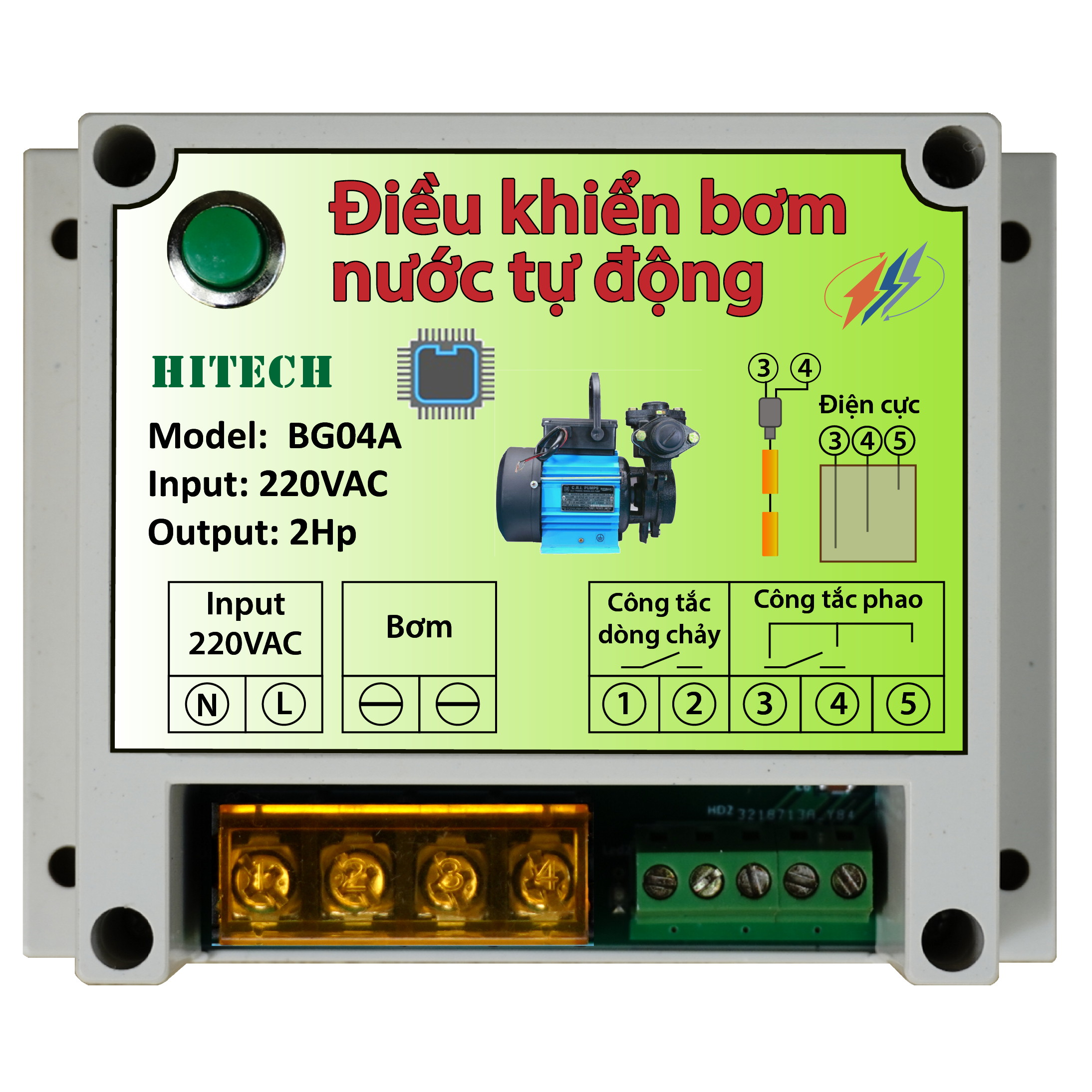 BỘ ĐIỀU KHIỂN BƠM NƯỚC TỰ ĐỘNG(BG04A)