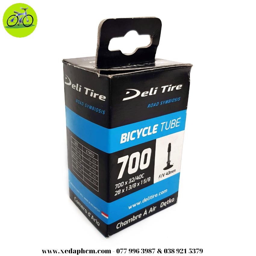 Cặp 2 săm ruột xe đạp Deli Tire 700x32-40cc