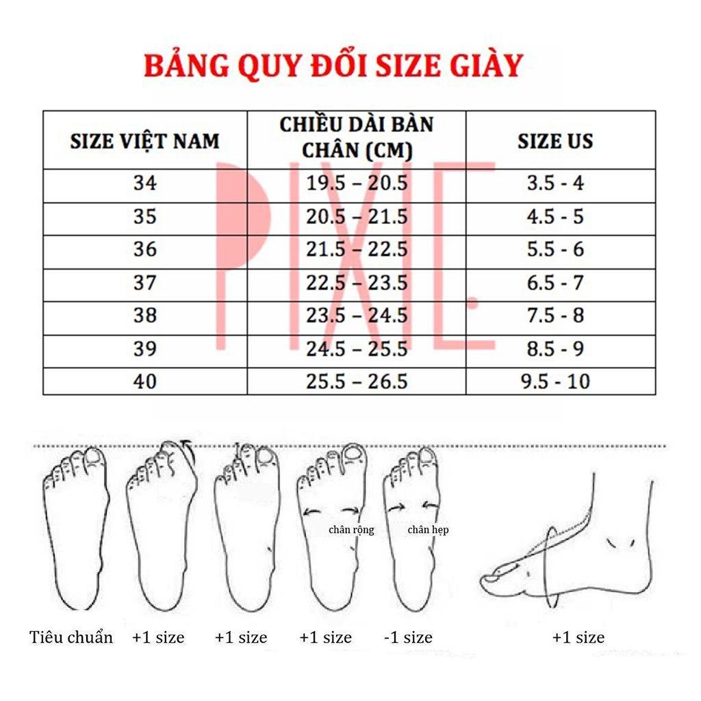 Giày Cao Gót 5cm Phối Khóa Pixie H204